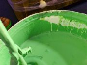 Idee BAGNO gradazioni del verde per una casa eclettica