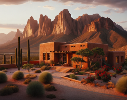 Viaggio immaginario nella casa di Georgia O’Keeffe ad Abiquiú, New Mexico.